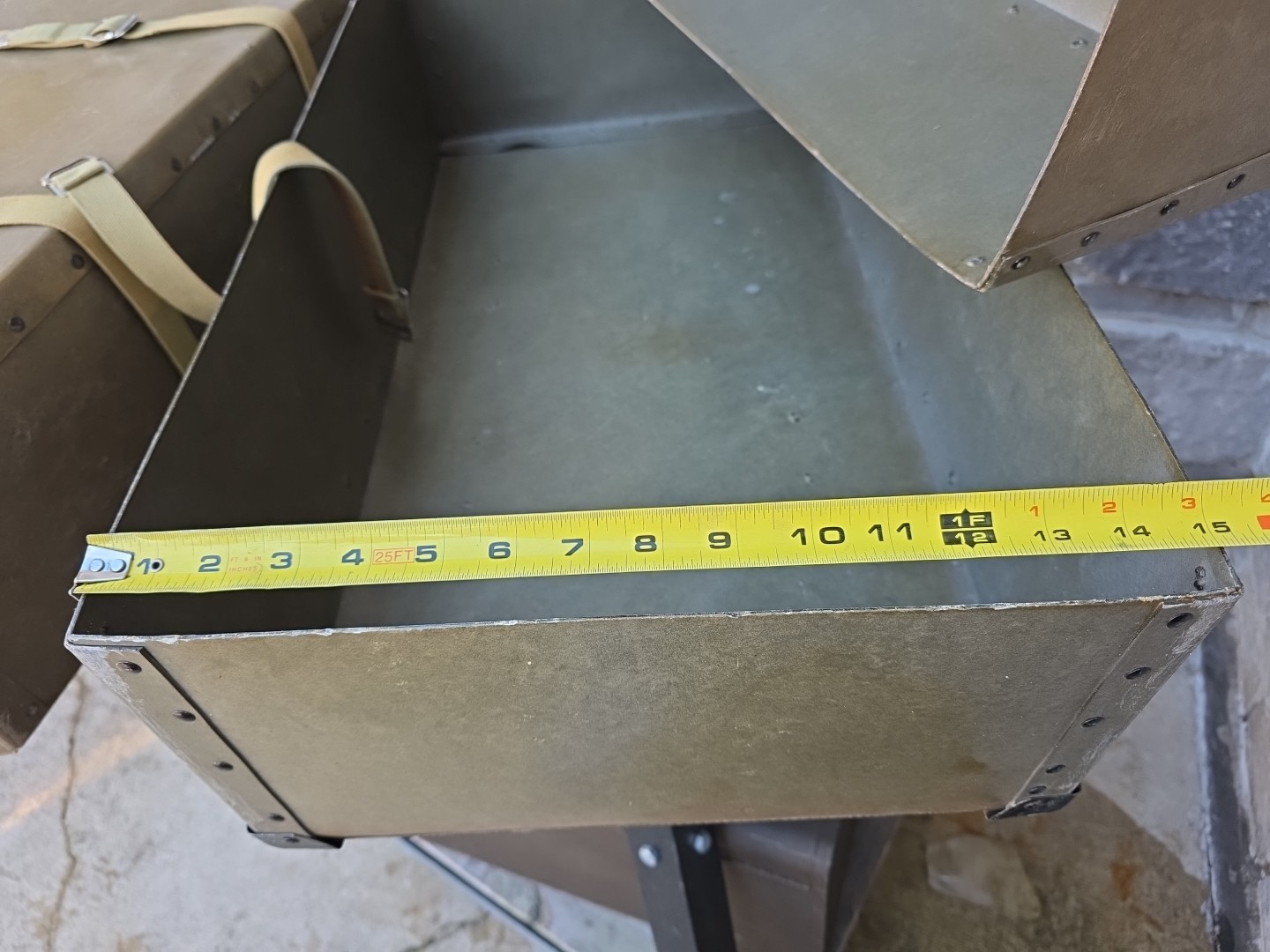 Vintage Pair of Fiber Hardware Cases 29x16x8