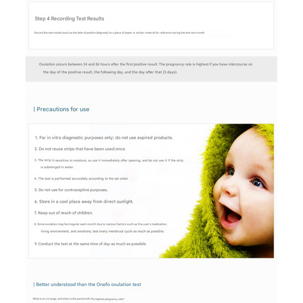 WONDFO Ovulation Tests 20p + Pregnancy Tests 3p