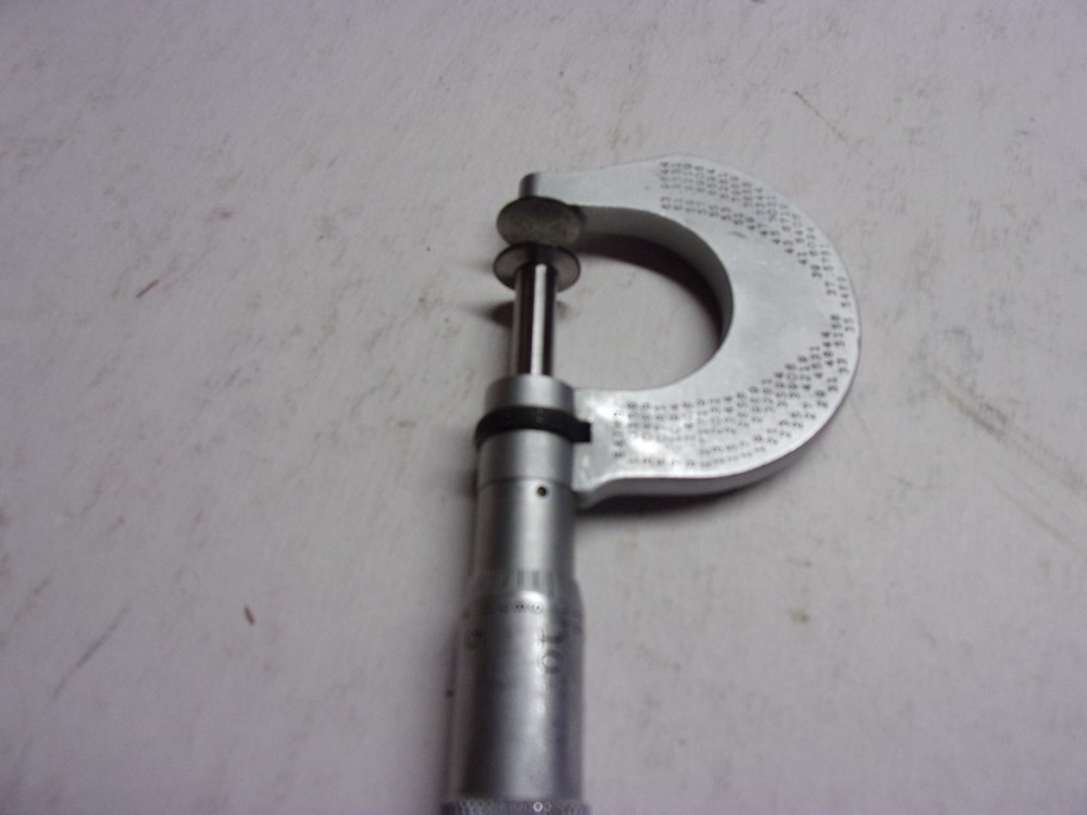 STARRETT #256 Disc Micrometer 0-1". .001" used