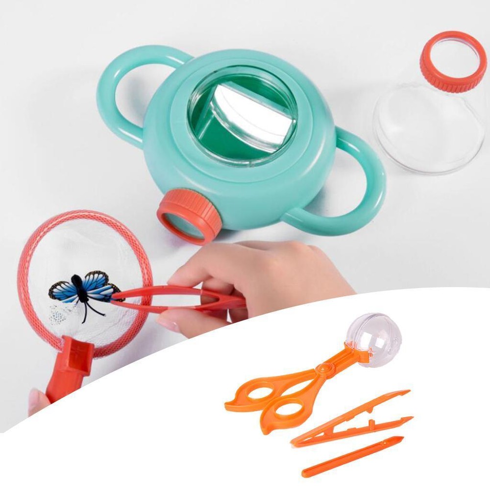 Bug Catching Kit Tweezers Educational for  Age 3 4 5 6 7 8