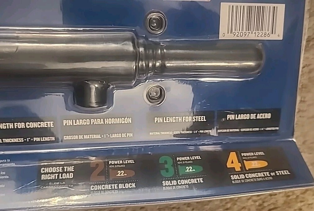 Tapcon HS22 Kit Hammer Actuated Strike Tool.22 Caliber Shots NEW