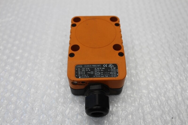 IFM ICE2040-FBOA/NPT/RT-IC0006 INDUCTIVE SENSOR UNMP