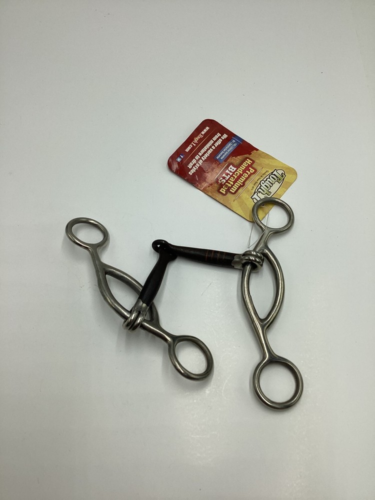 Tough1 25096-0-0 Premium Handcrafted Bits 6" Gag Snaffle