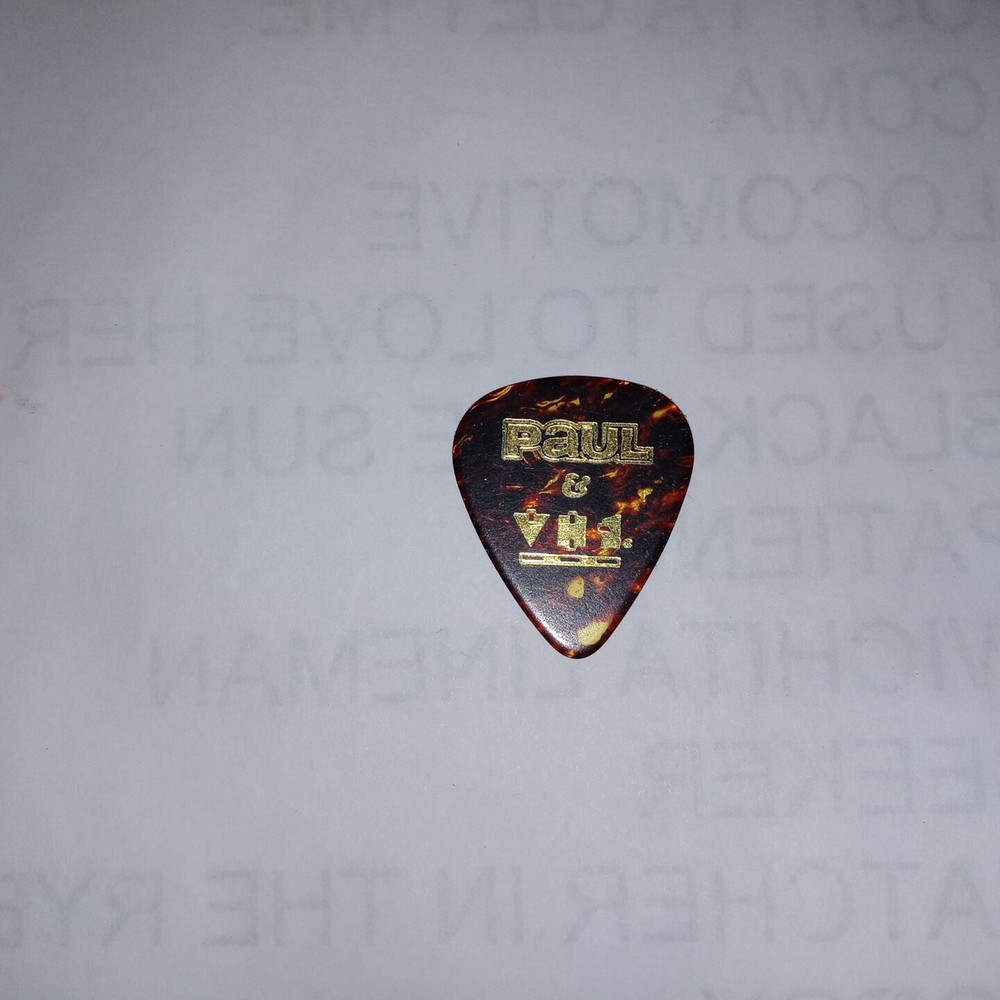 Paul McCartney Of The Beatles RaRe Vintage 1993 New World Tour VH1 GUITAR PICK