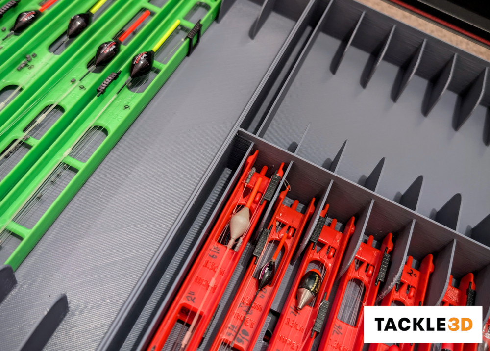 Double Deep Winder Rig Insert Trays for Daiwa Boxes | Pole Rig Safe Storage