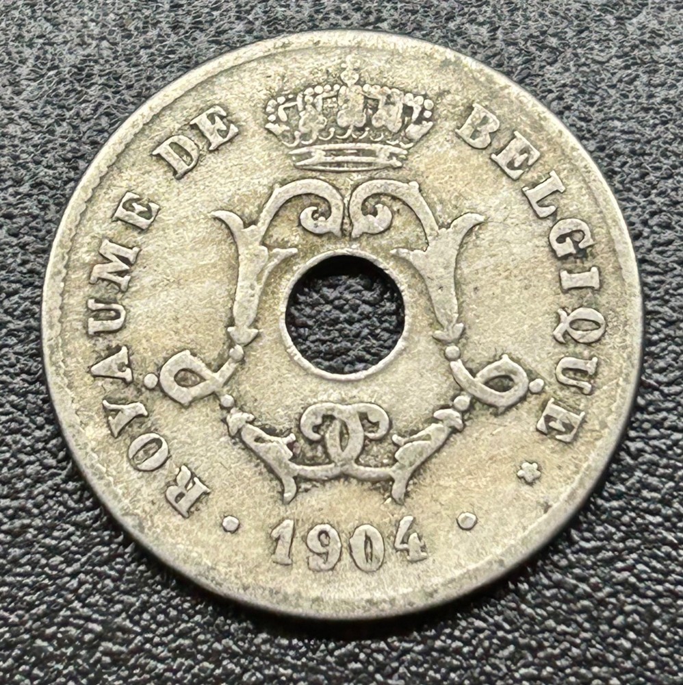 1904 Belgium 10 Centimes #370