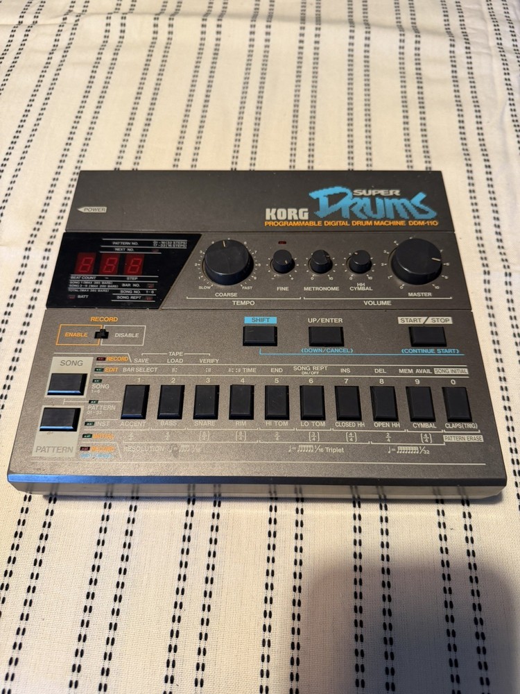 Korg DDM110 Super Drums vintage drum machine