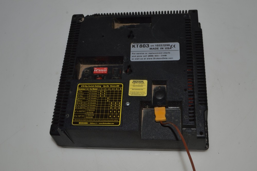 ^^ DICKSON CALIBRATION KT803 TEMPERATURE CHART RECORDER (ELE41)