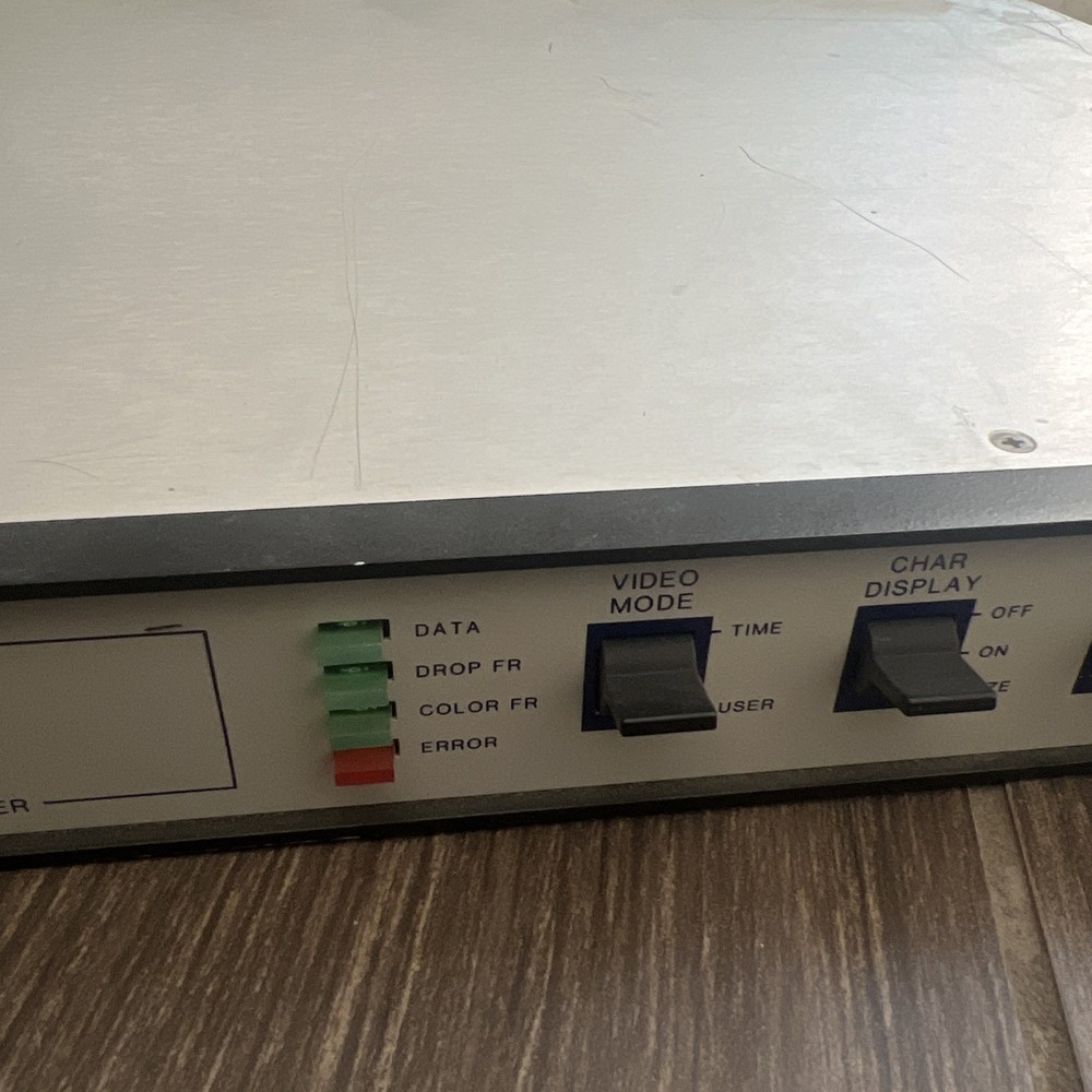 Cipher Digital Time Code Reader 735V Audio Video Equipment