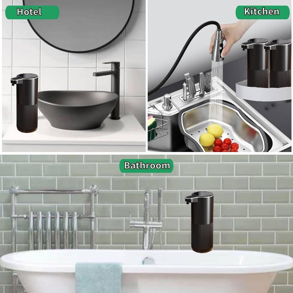 Automatic Soap Dispenser, Touchless Foam Soap Dispenser for Bathrooms,