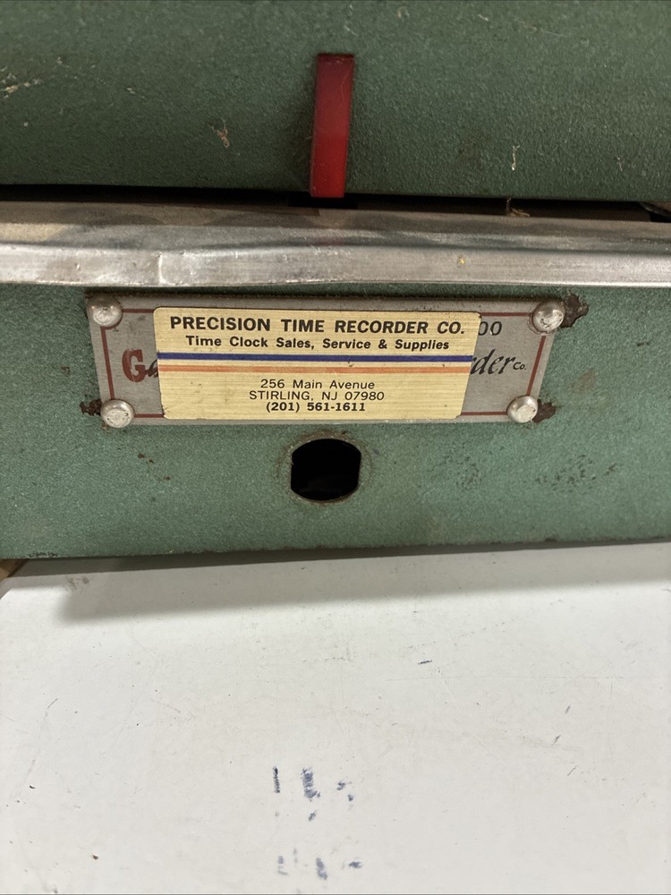 time clock parts only . Even Though It May Work Untested