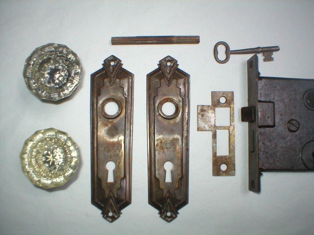 Antique Art Deco Era Door Hardware