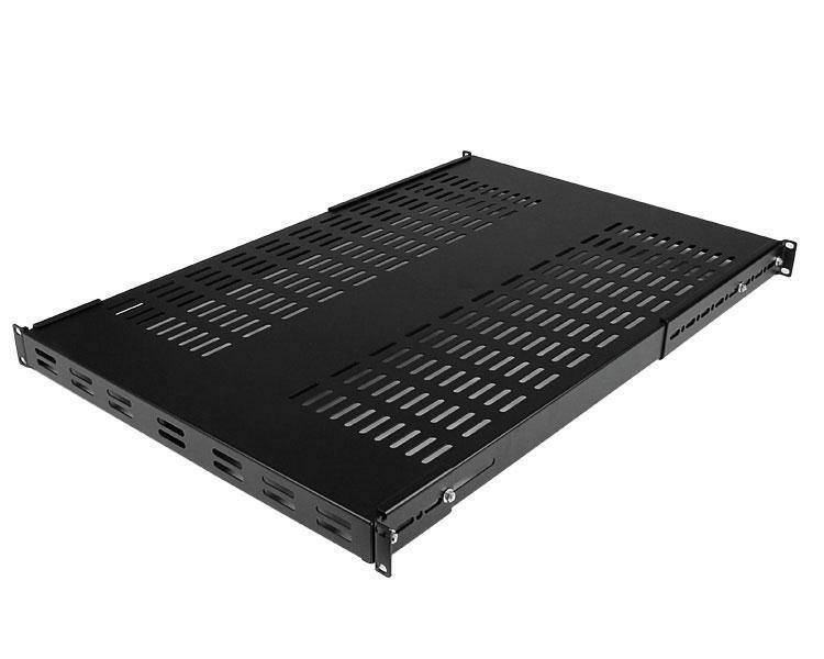 ADJSHELFHDV Startech 1U 48.3cm Adjustable Ventilated Rack Fixed Shelf Holder