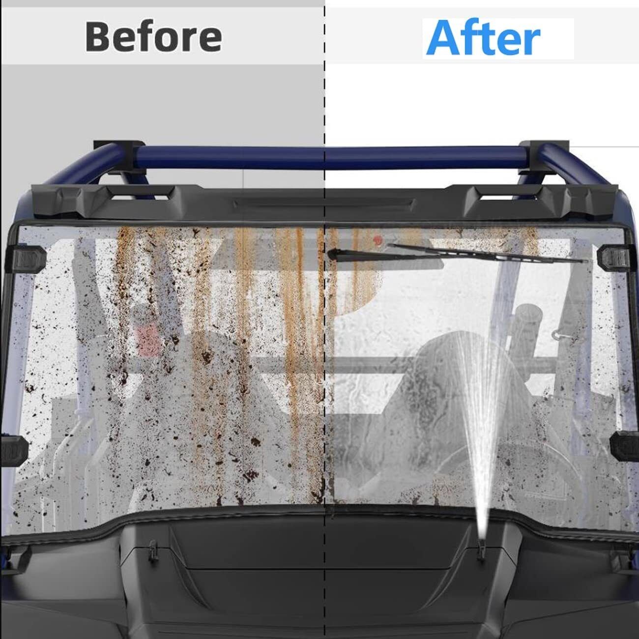 Universal Windshield Washer Pump Reservoir Kit Fluid Reservoir Tank Bottle C0D5