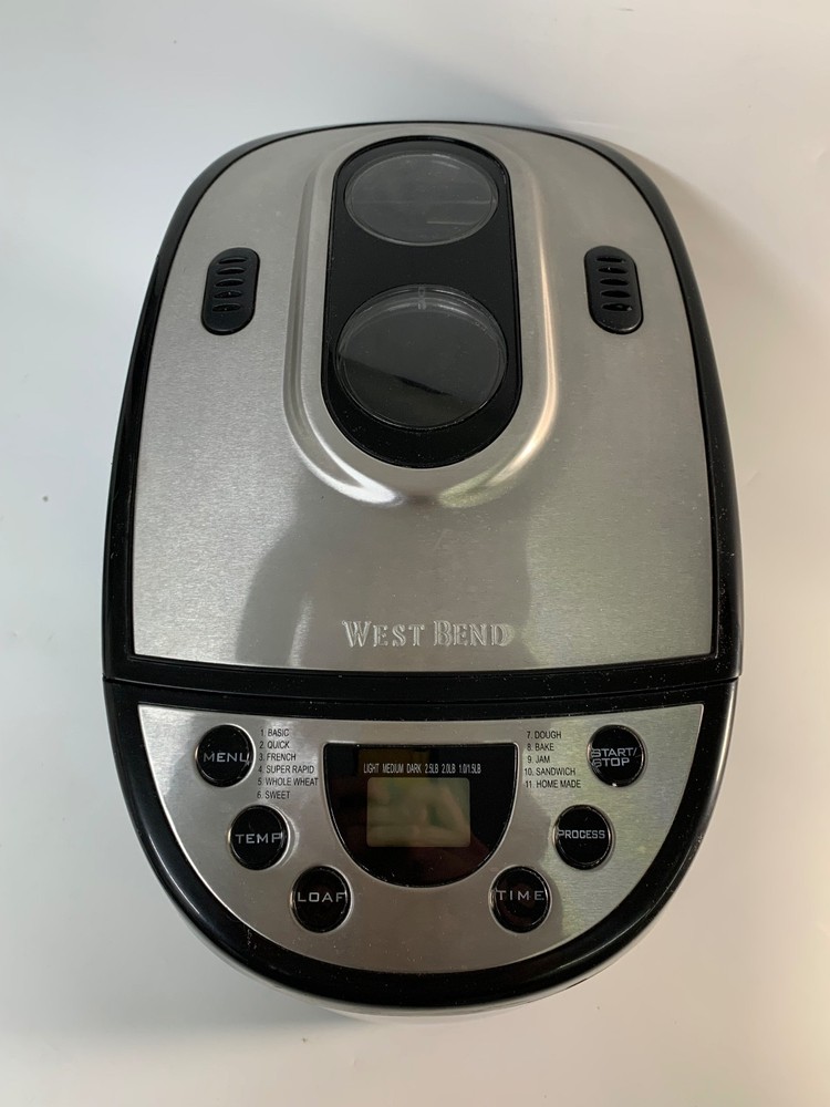 West Bend 41300 Dual Blade 2.5 lbs. Bread Maker & Dough Machine