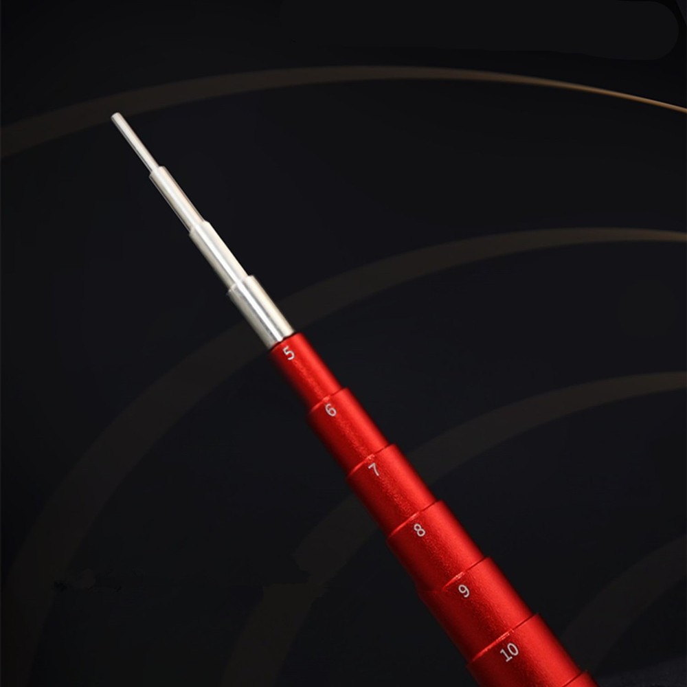 1-12mm Step Roller Multi-Segment Reel with Scale Spring Wire Hook Model DIY Tool