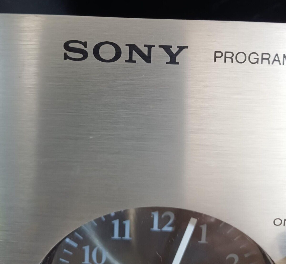 Sony PT24 Collectible Retro Clock – Time Function OK / Timer Non-Working / Japan