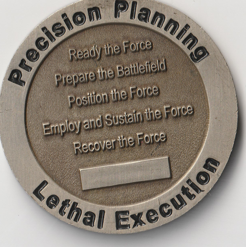 USAF LOGISTICS PLANS Challenge Coin 2"DIA BX3