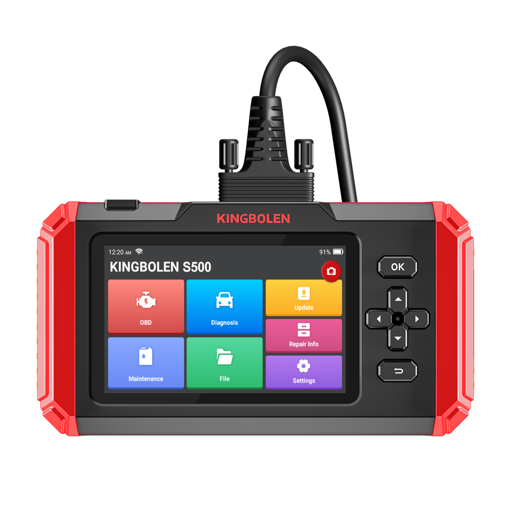 2024 Kingbolen S500 Car Diagnostic Tool OBD2 Scanner ABS SRS Code Reader AD500