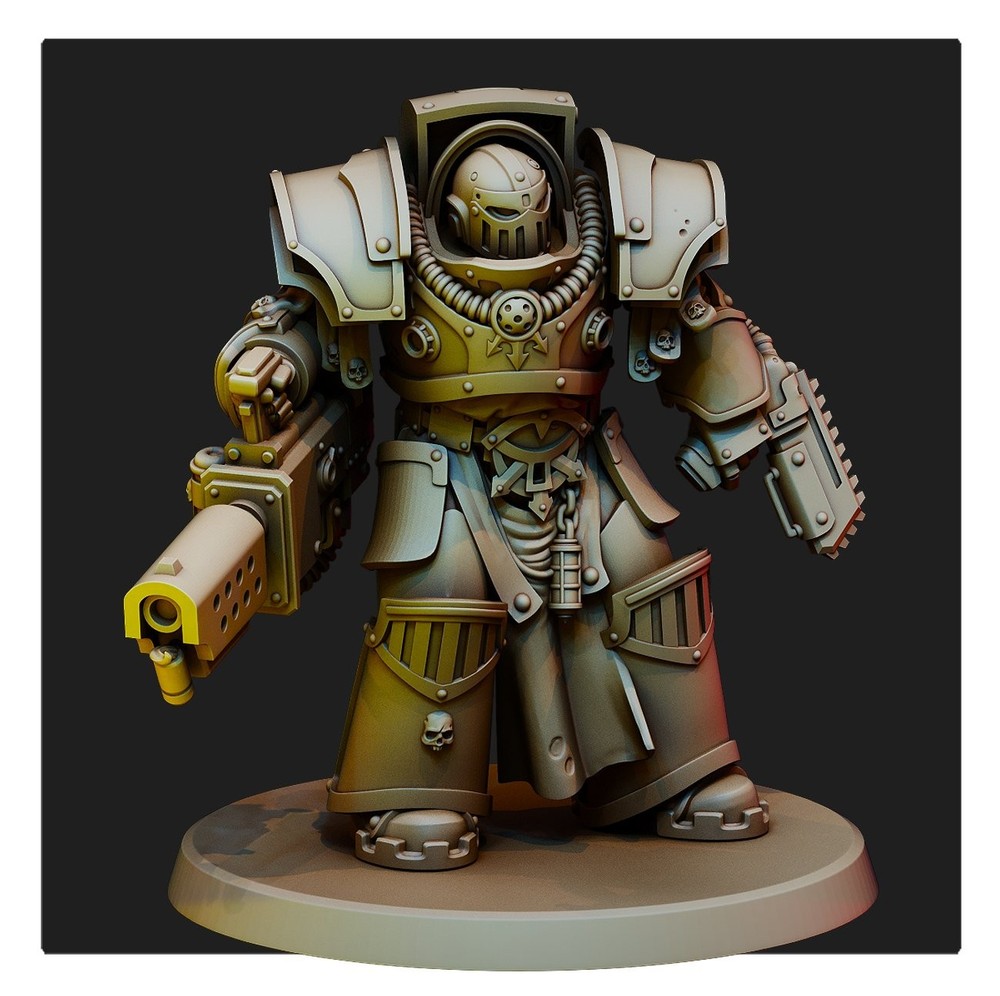 CHAOS CATHAPHRACT ARMOUR SQUAD (5U)