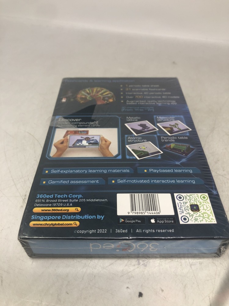 360ed Elements AR Flashcards & App - Chemistry Learning Kit
