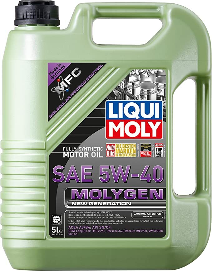 ★ 7 Liters Liqui Moly 5W-40 Molygen New Gen MFC Synthetic Engine Oil LM20232 ★