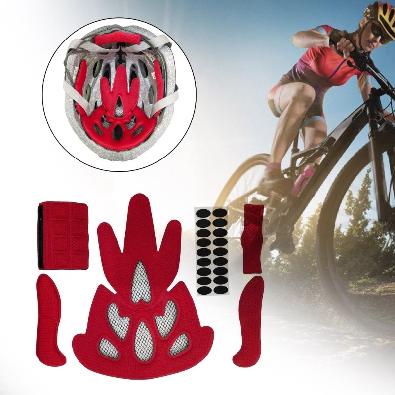 Helmets Inner Padding Foams Pad Protections Liner Mat Cycling Helmets Inner