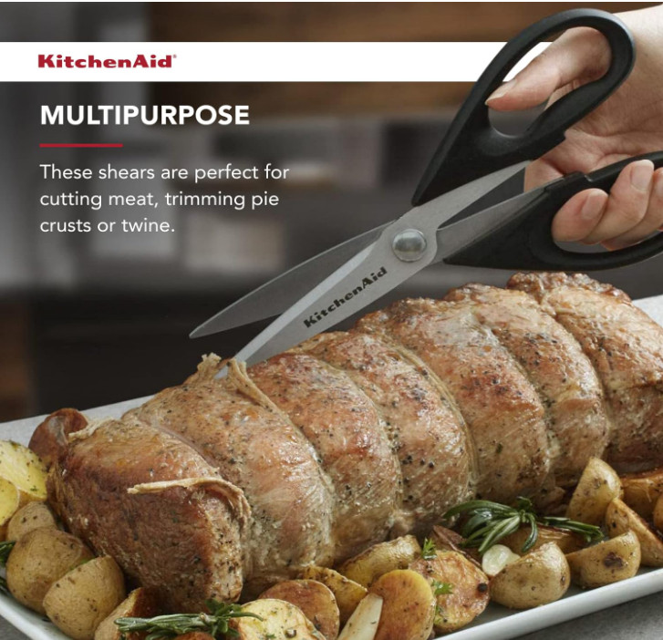 KitchenAid All Purpose Kitchen Shears with Protective Sheath Durable Stainless