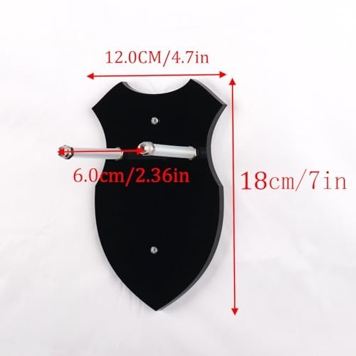 Sword Wall Mount Display Stand Hook for Dagger, Axe, Keyblade - Vertical Hanger