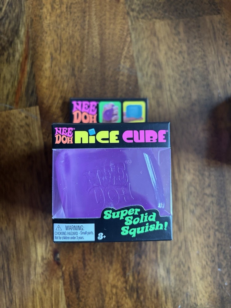 SELLING FAST! LIMITED!! Nee Doh Nice Cube Super Solid Squish Squeeze Toy.