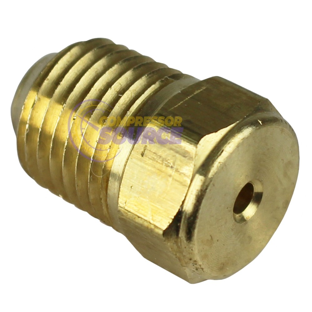 1/4" Air Compressor Auxiliary Unloader Assist Needle Valve Solid Brass USA Made