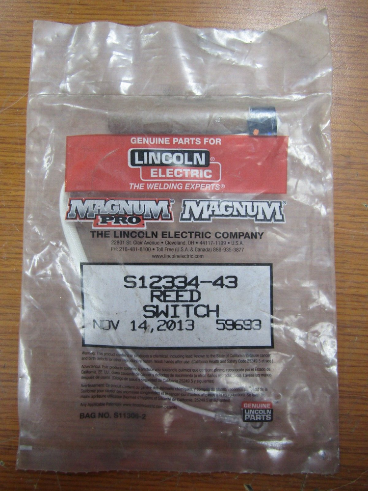 💥NEW LINCOLN ELECTRIC S12334-43 REED SWITCH ASSEMBLY