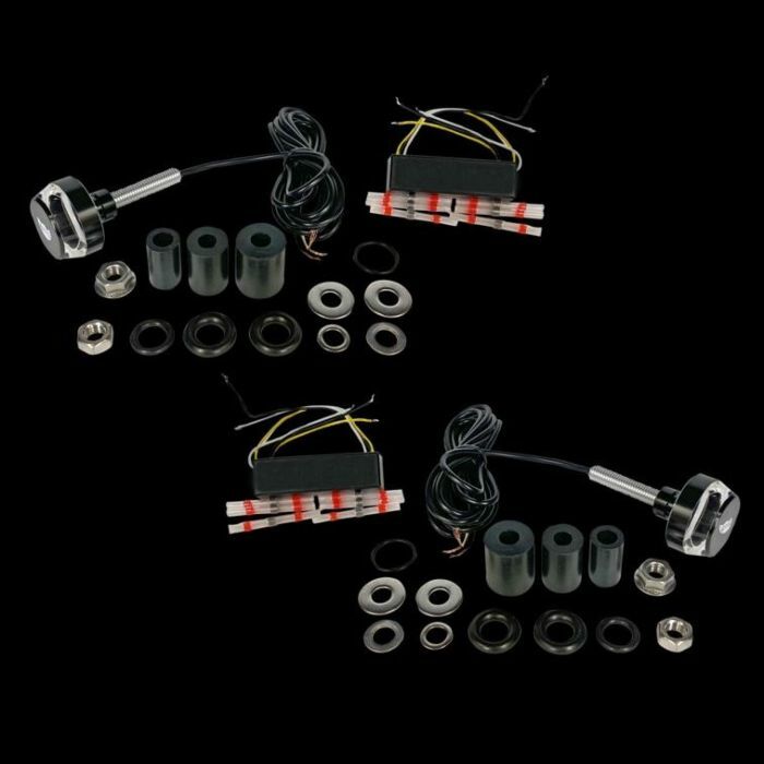 Custom Dynamics Motorcycle Handlebar End LED Run/Turn Light (NEW)