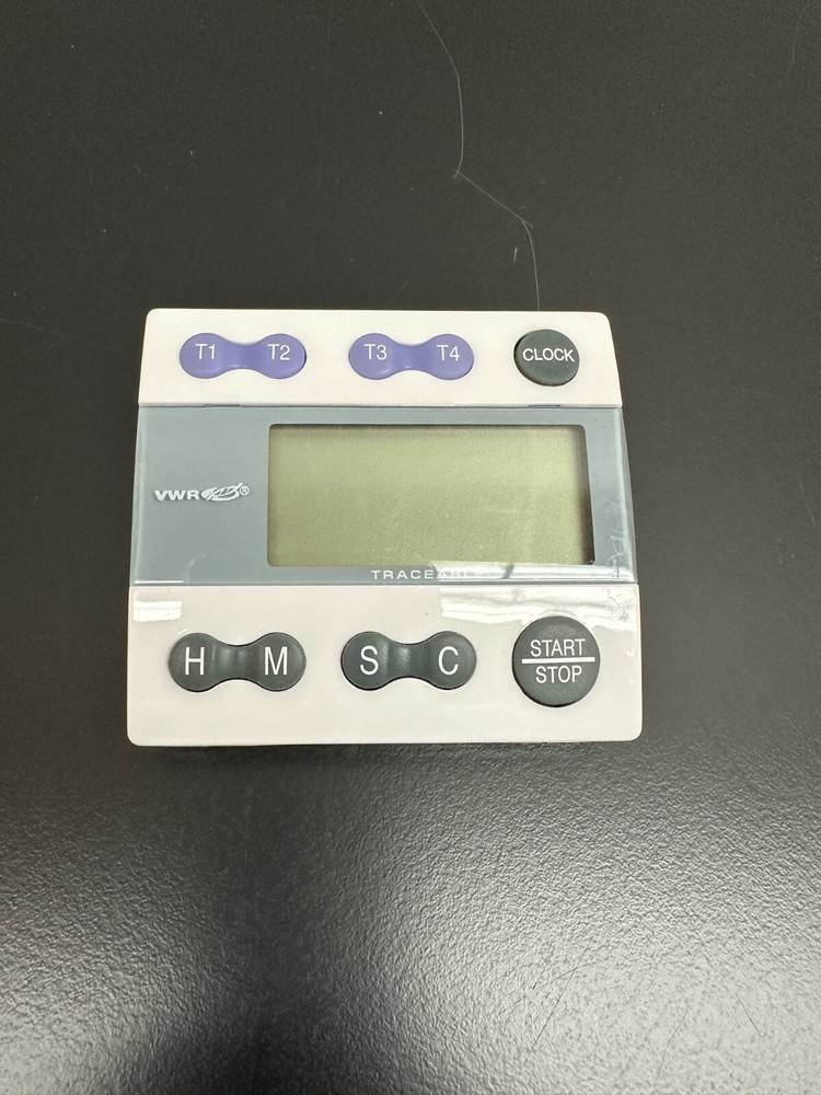 VWR Traceable 62344-641 Four-Channel Alarm Timer with Clock