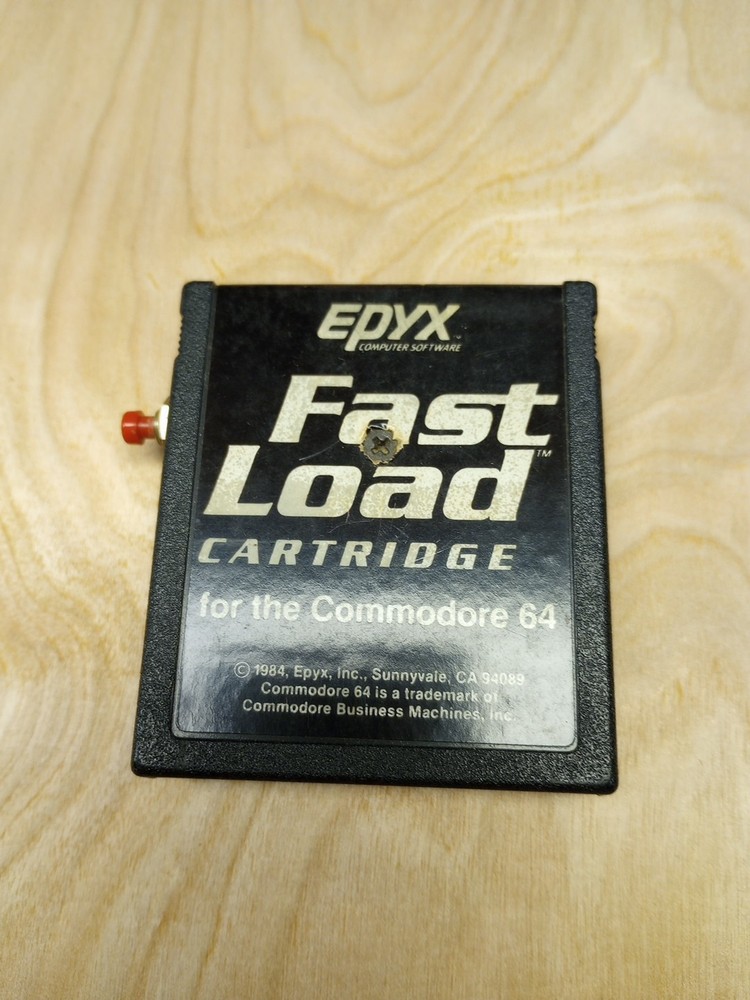Commodore 64 – Used Tested Epyx Fast Load Cartridge – w/ Reset Button