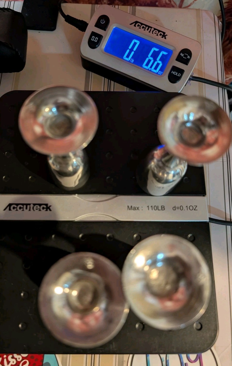 Mexican Sterling Silver 925 Small Cordial Cups, Set Of 4, READ