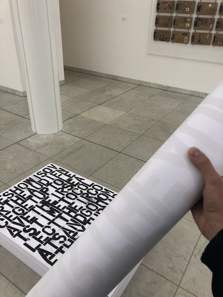 Felix Gonzalez-Torres with Christopher Wool "Untitled", 1993 printing on paper