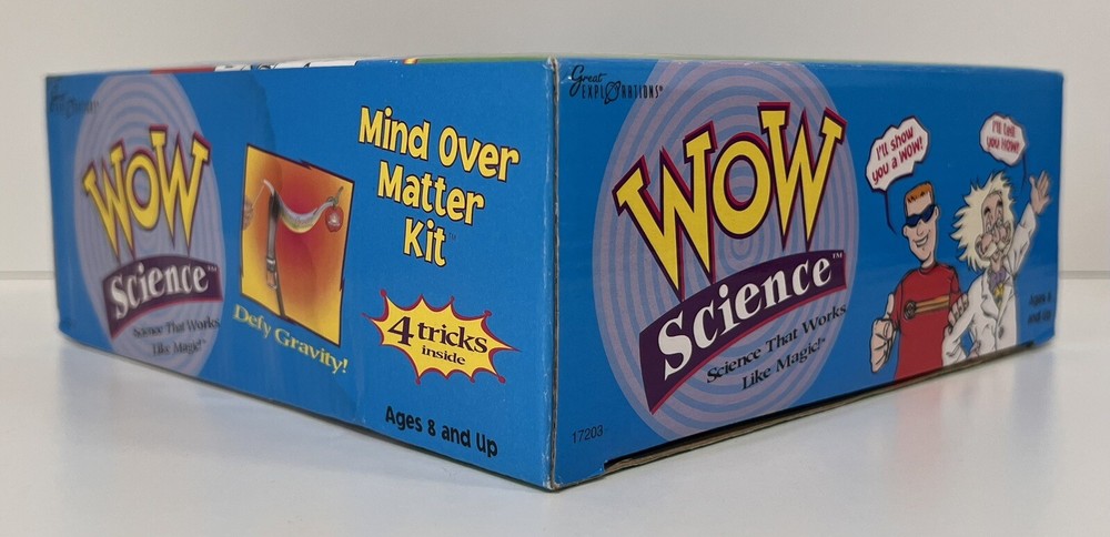 WOW Science Mind Over Matter Magic Kit- Perform Seemingly Impossible Acts! NIB