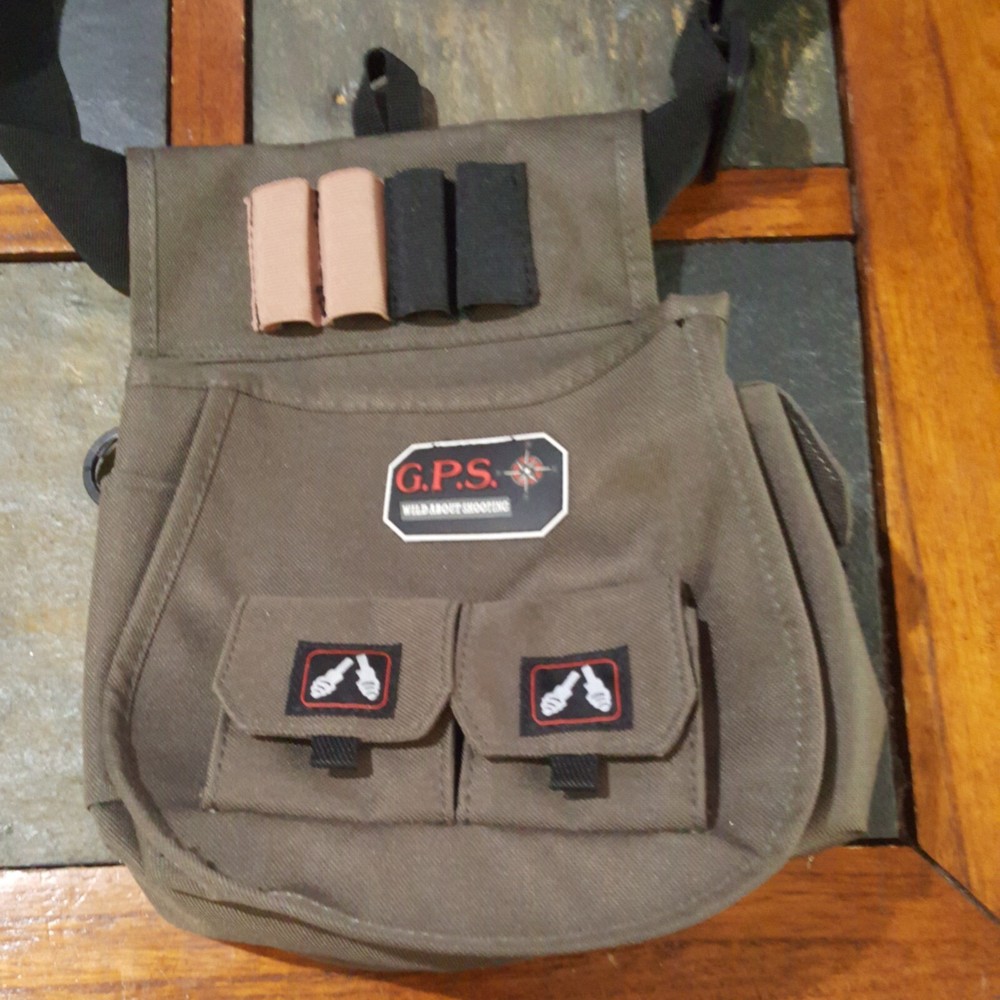 GPS 1094CSP DELUXE DOUBLE SHELL POUCHES (GRAY)