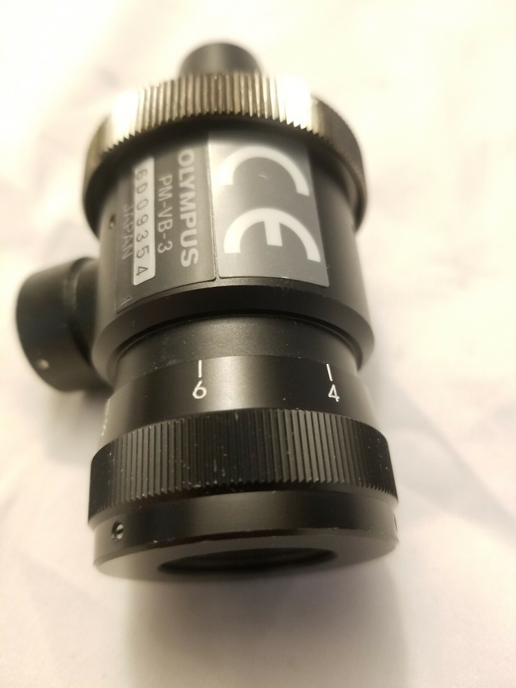 Olympus Camera Microscope Adapter Pm-Vb-3 6D09354 Black Metal Sr