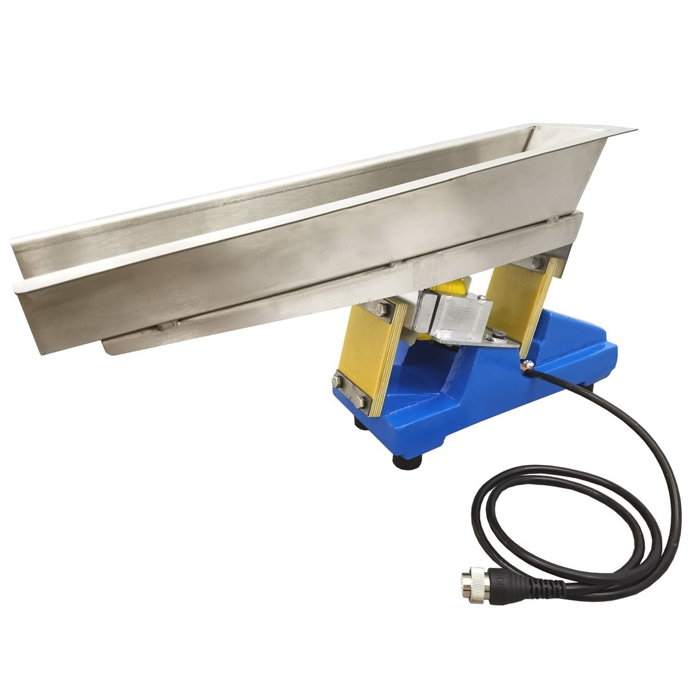 110V Micro Electromagnetic Vibrating Feeder Granular Materials Shaking Conveyor