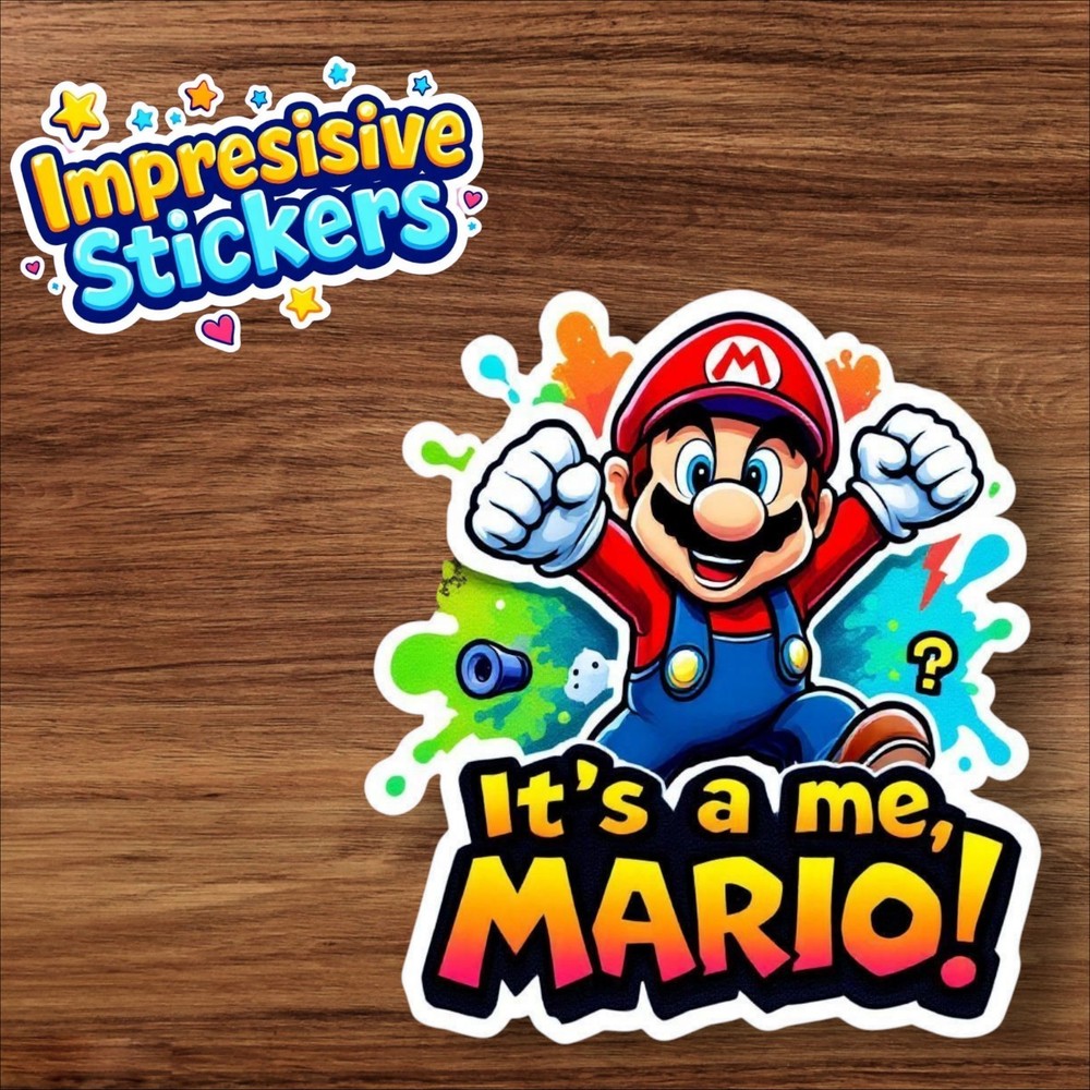 Super Mario Sticker Waterproof