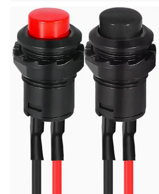 12MM Push Button Switch with Wire