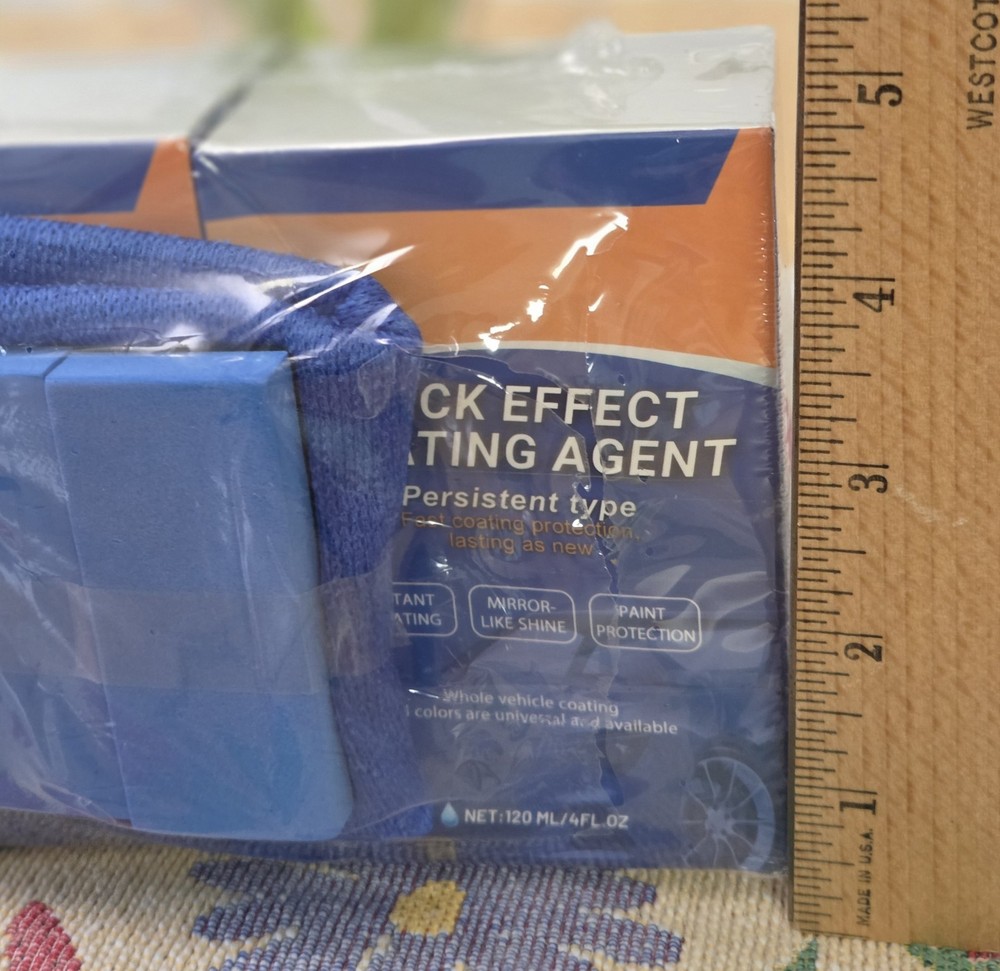 2 Quick Effect Coating Agents 4 Fl. Oz Each with applicator New/Sealed