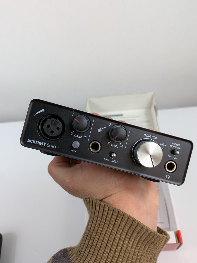 Focusrite Scarlett Solo 2nd Gen USB Audio Interface