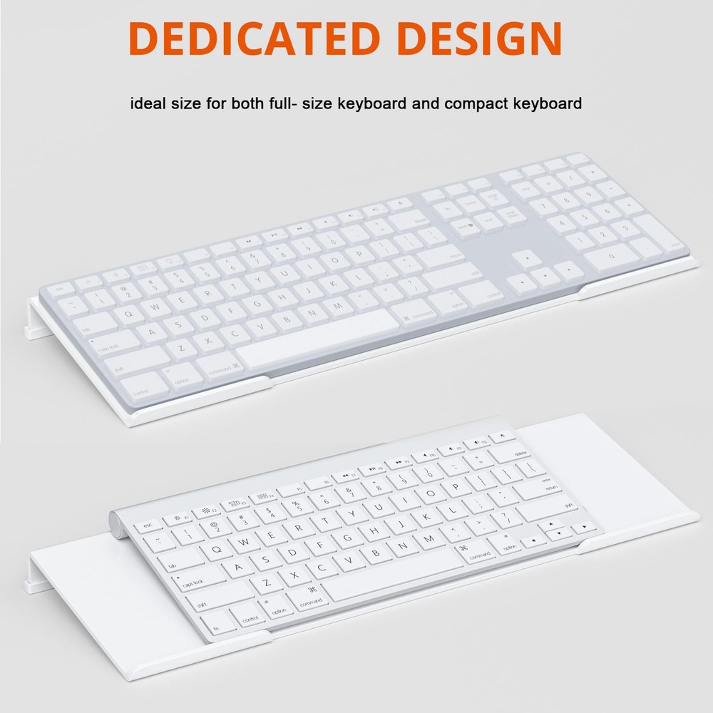 Ergonomic Tilted Computer Keyboard Stand for Comfortable Typing Support