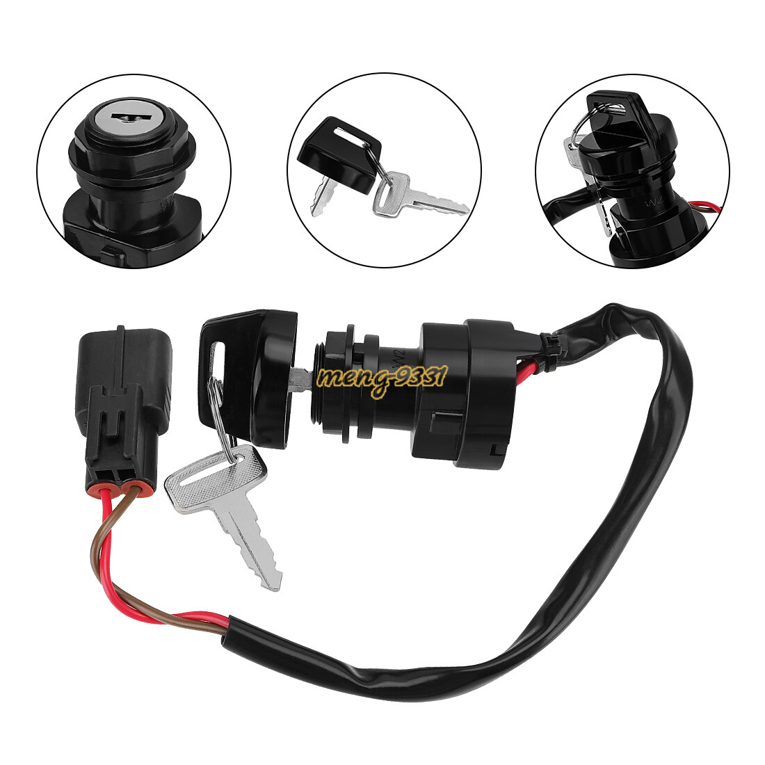 Ignition Key Switch for Yamaha Big Bear 400 YFM400 2002-2008 #:4SH-82510-00-00