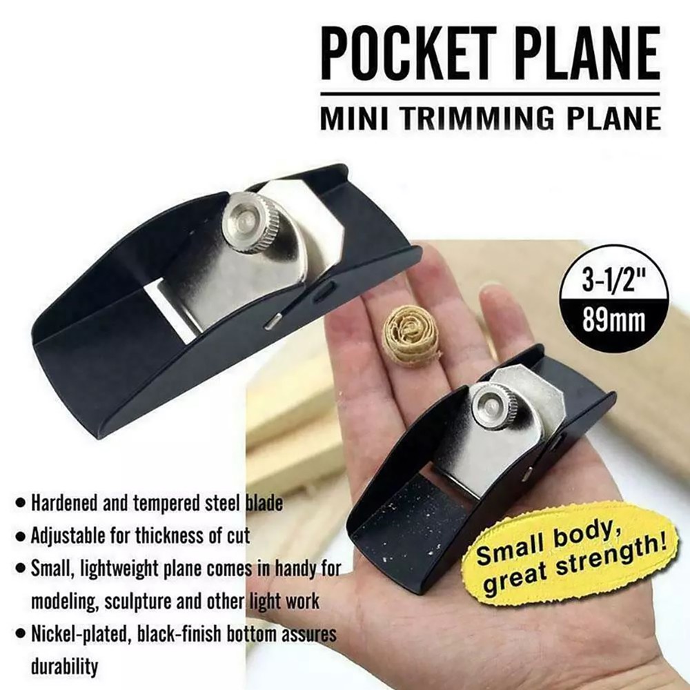 Adjustable Woodworking Wood Trimming Planer Hand Planer Carpenter Cutting Tools