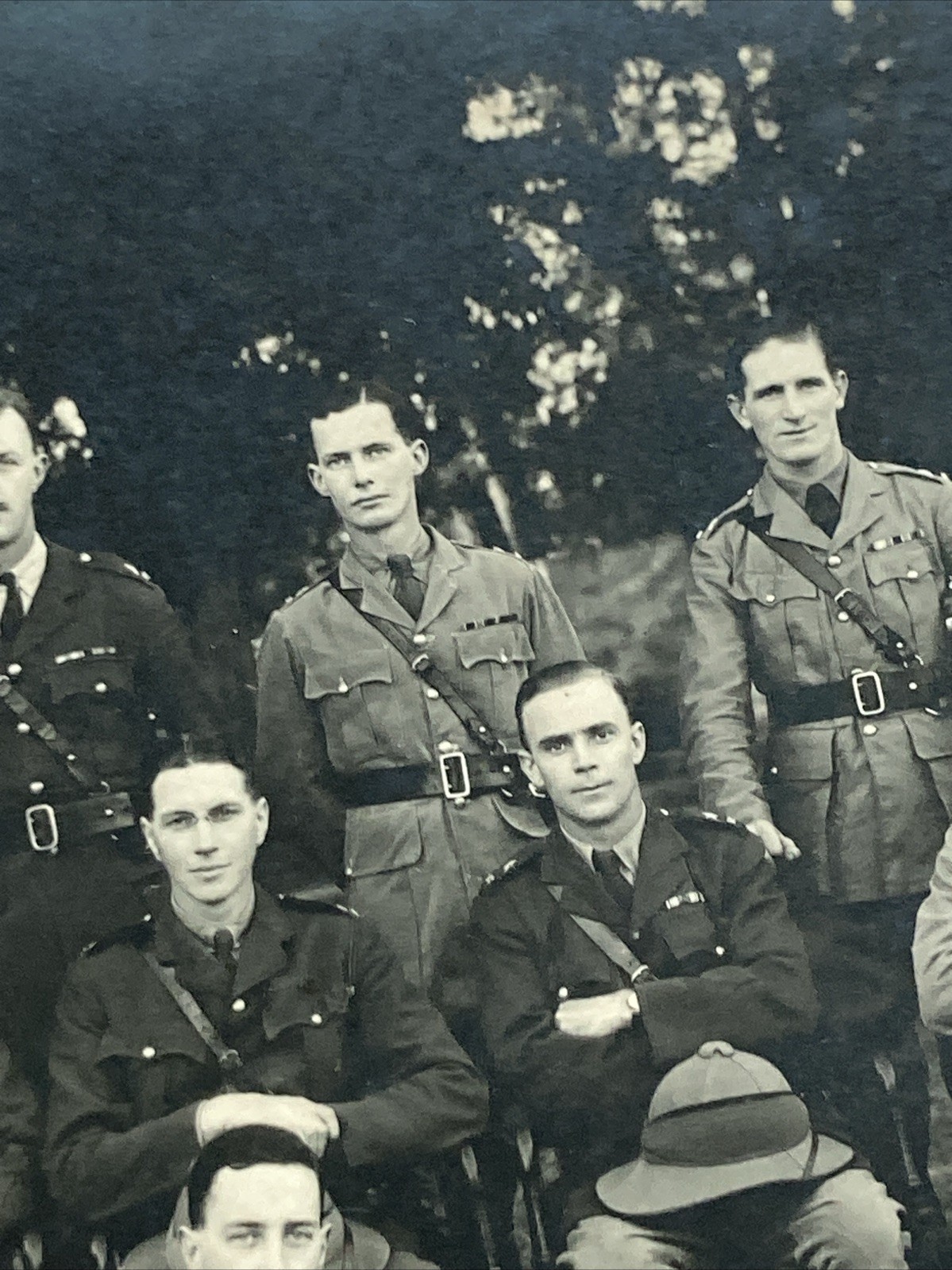 WWI Large Cabinet Card Photo British Indian Army ? Officer Group 30x25cm