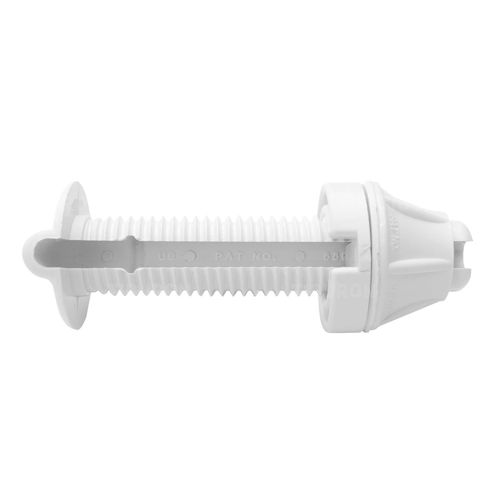 CABLE THRU-HULL FITTING WHITE 2" x 3/4", White